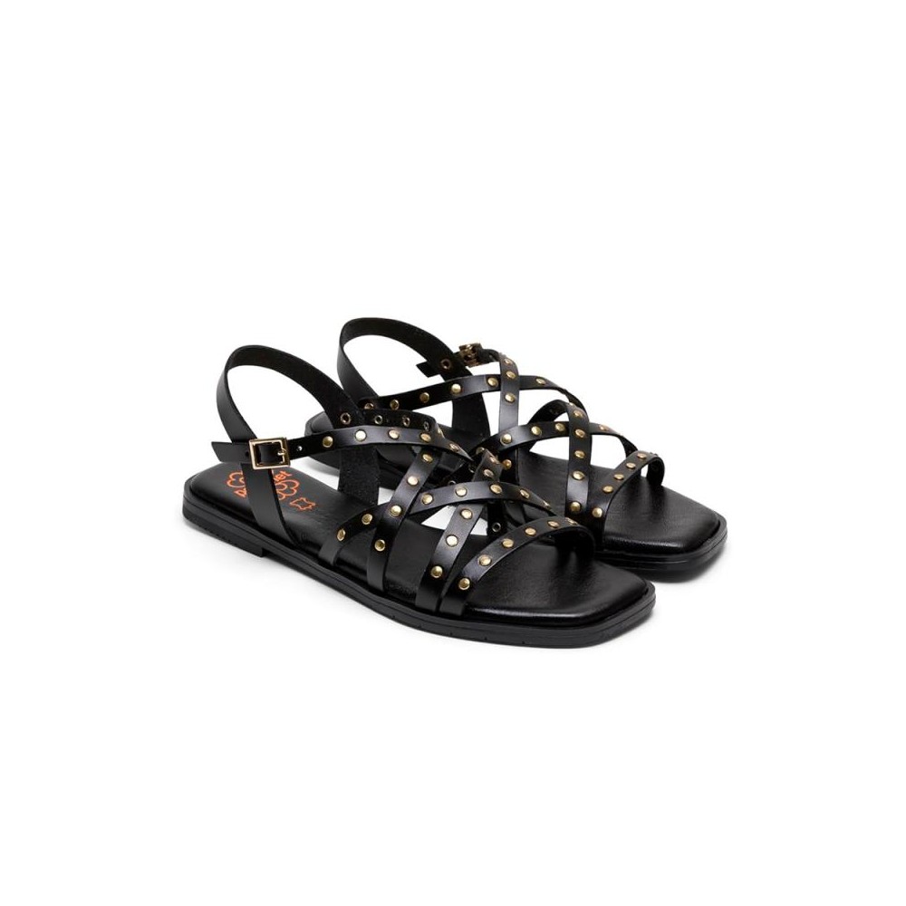Sandalias Planas Porronet 3223 Mujer Negro