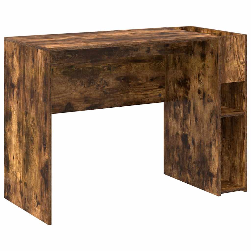 vidaXL Escritorio Roble ahumado 109 x 50 x 78 cm Madera de ingeniería