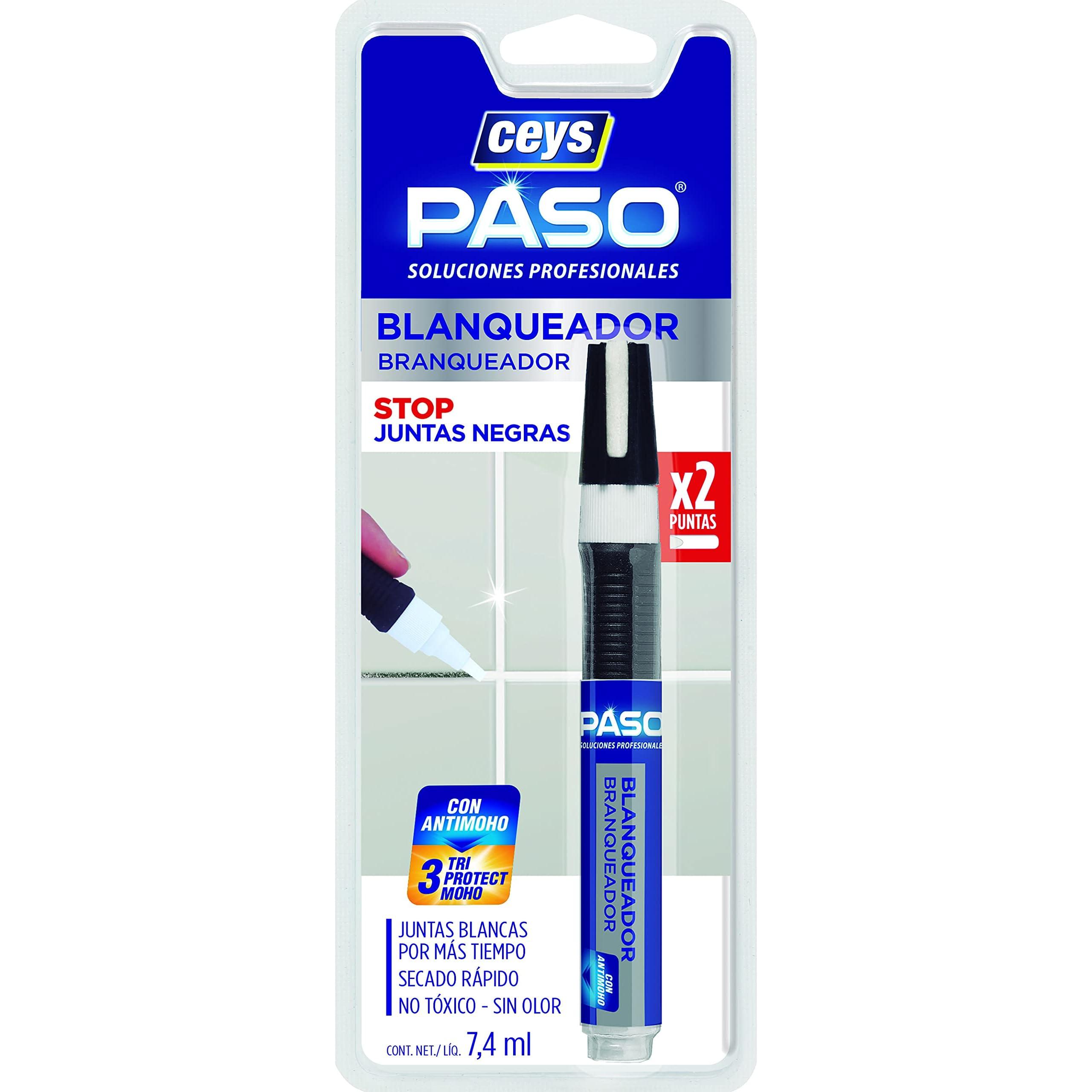 Ceys - Blanqueador de juntas - Reparación baños cocinas suelos y paredes - Rotulador 7,4 ML