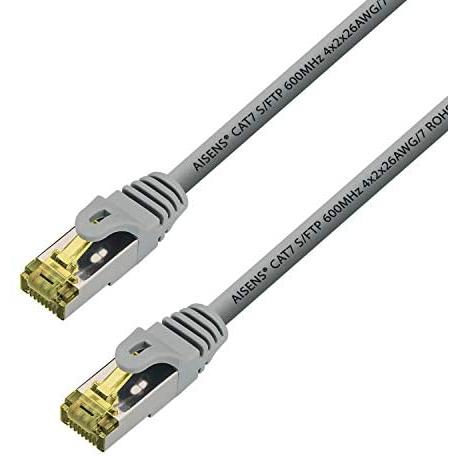 Cable de Red Aisens RJ45 LSZH Cat.7 2m Gris - Alta Velocidad
