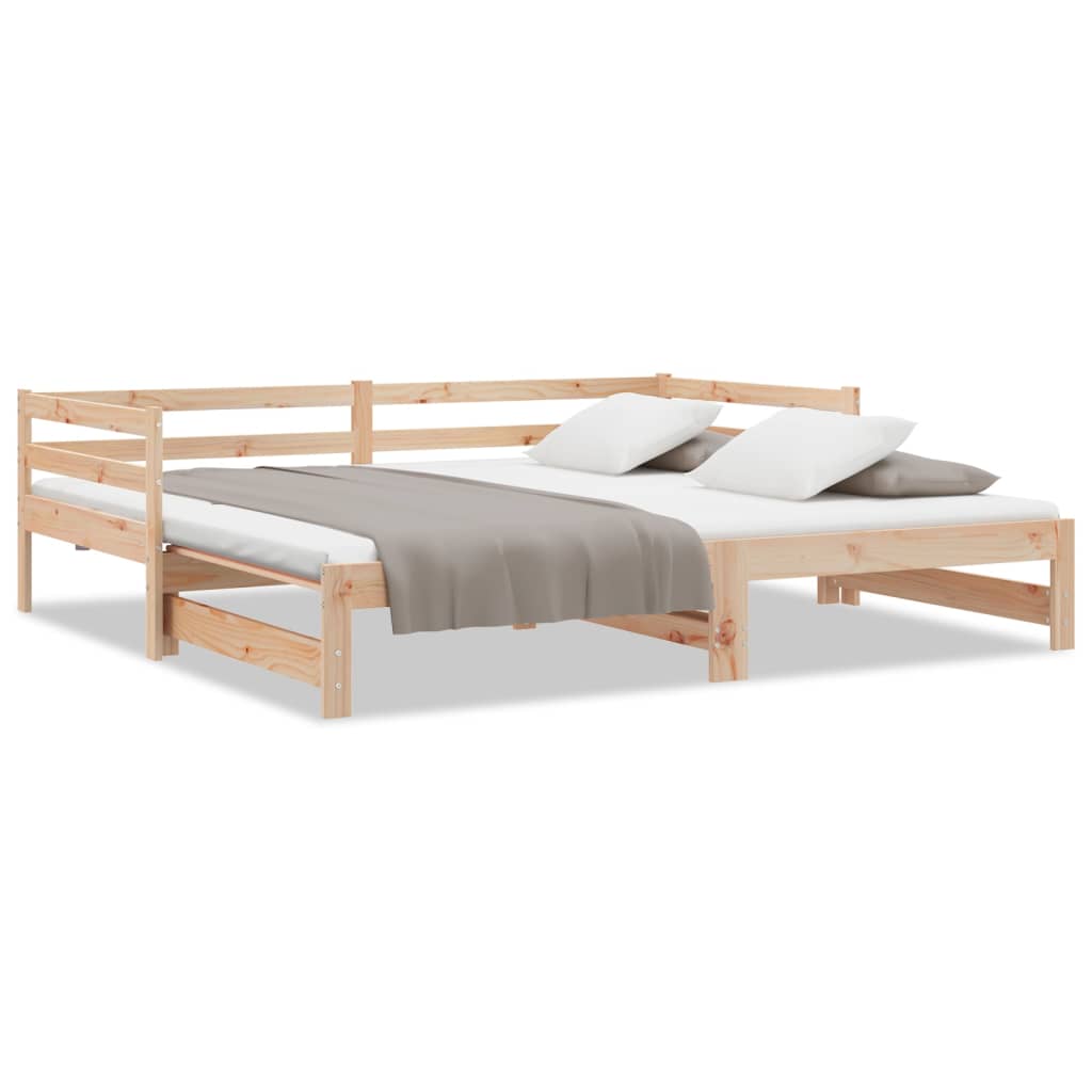 vidaXL Sofá cama extraíble sin colchón 90x190 cm