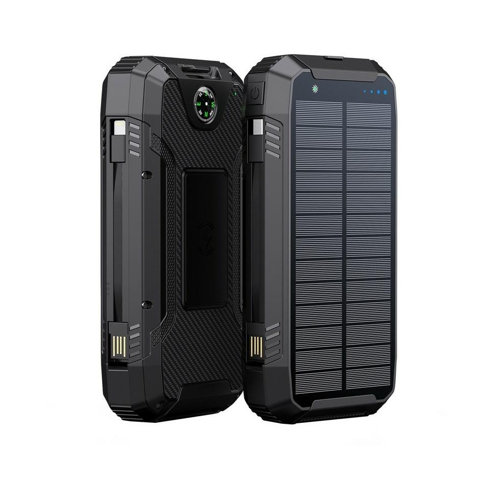 Powerneed s20000q universal lightning mobile device charger, solar, usb wireless charger outdoor fast charging