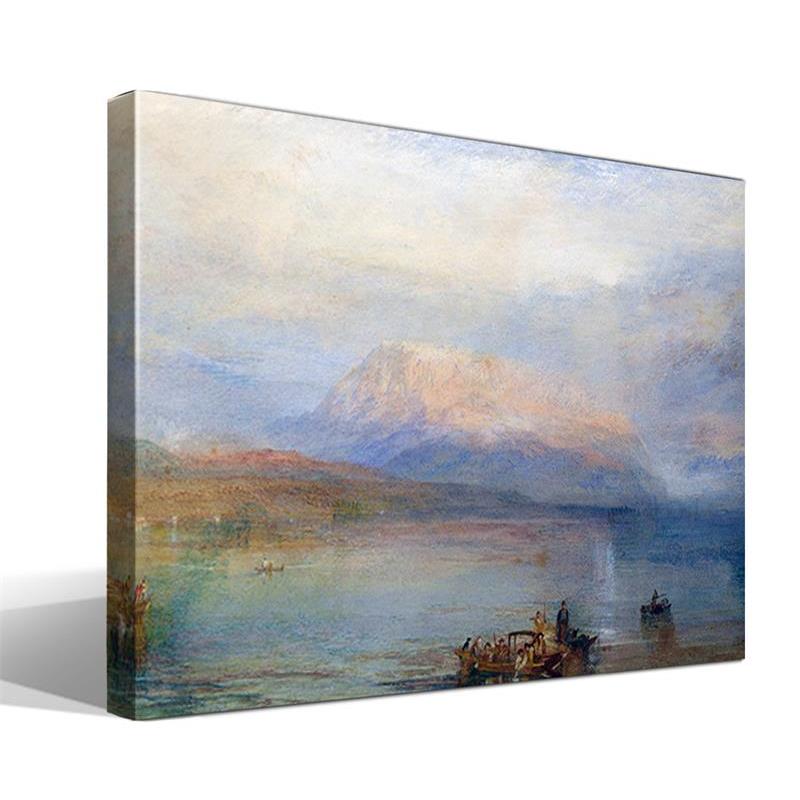 Cuadro Canvas Joseph Mallord William Turner Rojo - Alta Resolución - Lienzo 100% Algodón - Bastidor Madera 3x3cm - Fabricado en España