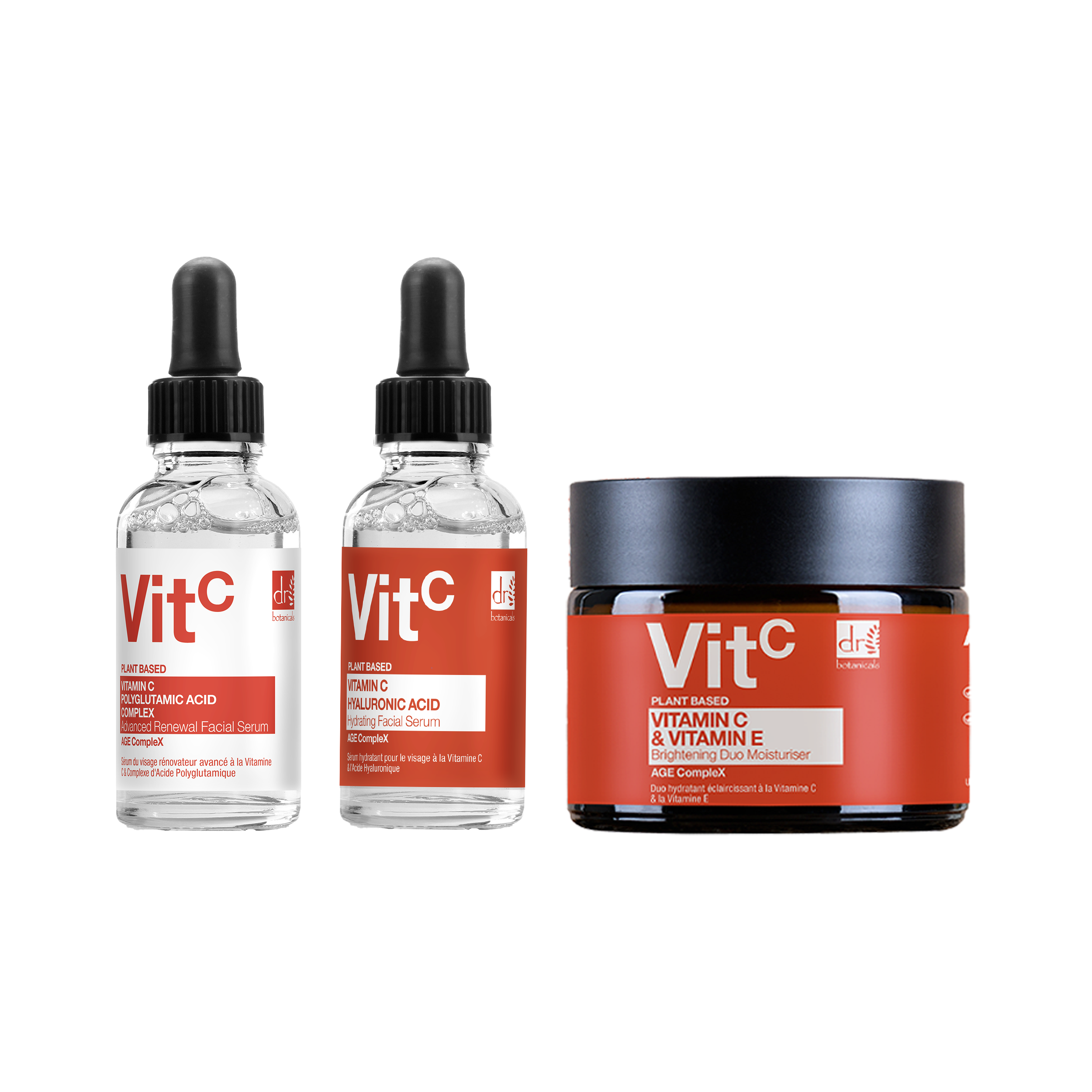 Dr Botanicals Apothecary Dúo Vitamina C Hidratante+ Sérum Facial