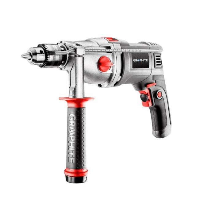 Taladro de impacto de 1050 W, portabrocas de 13 mm, 0-3000 rpm - T 58G722