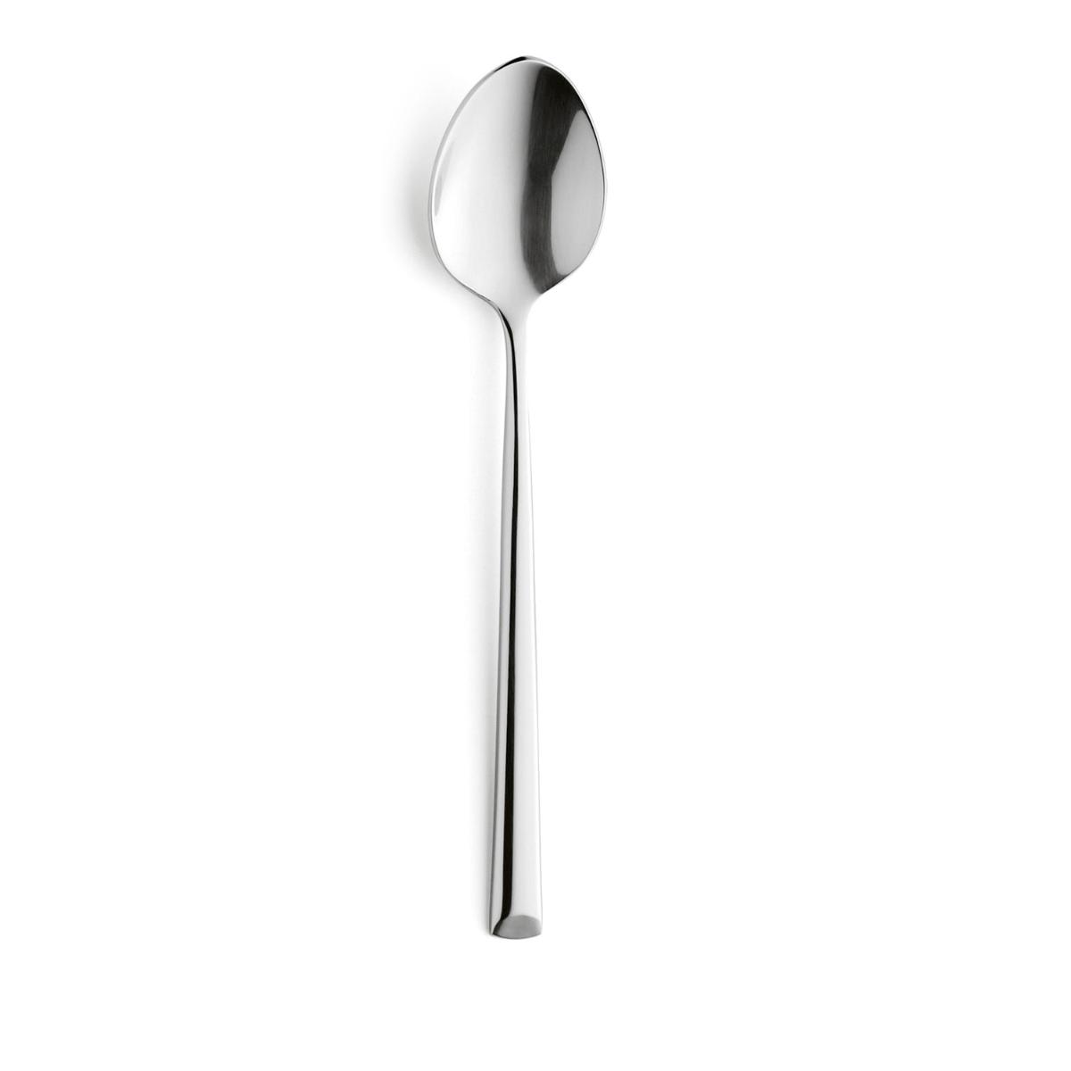 AMEFA METROPOLE Caja 12 Cucharas Café Acero Inox 14CM-2,5MM Acero Brillo Fácil de limpiar Ecológico