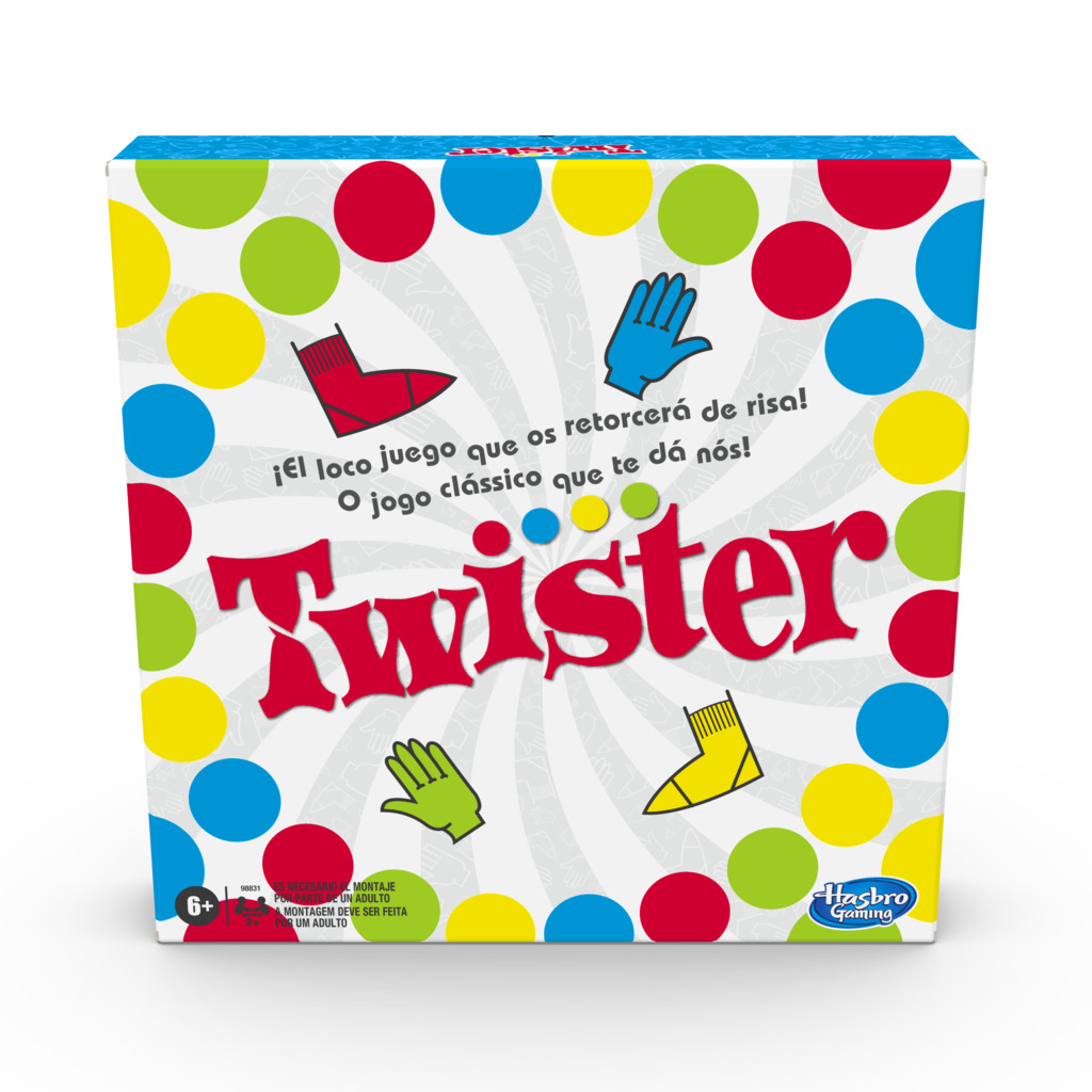 Hasbro - Twister - Juego de mesa - Hasbro Gaming  - 6 AÑOS+