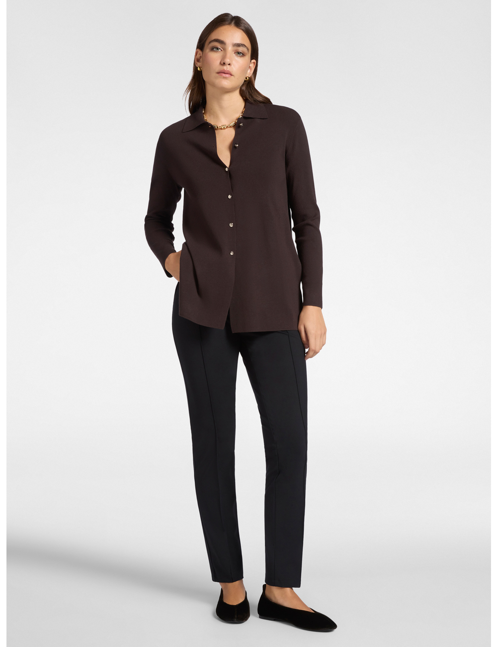 Elena Mirò - Pantalones slim fit en punto milanés