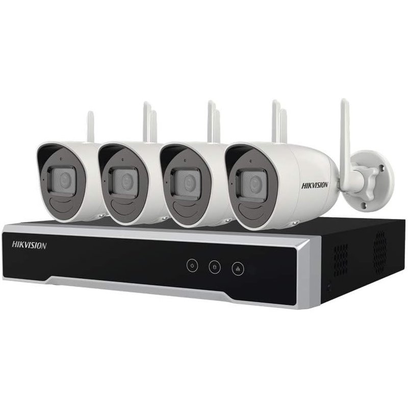Hikvision NK42W0H-1TWDD/EU Verkabelt & Kabellos Geschoss Wi-Fi/RJ-45 Interior/Exterior 2,8 mm 30 m 4 cámaras tipo bala 1/2.7" CM