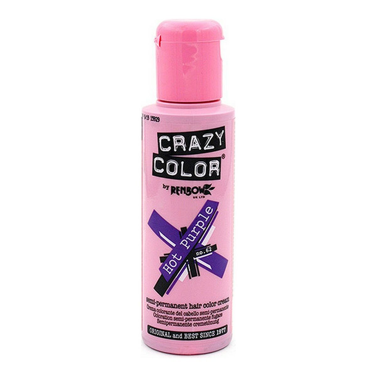 Crazy Color - Crazy Color | Tinte Permanente Hot Purple Crazy Color Nº 62 (100 ml) (100 ml) | Maquillajes | BB