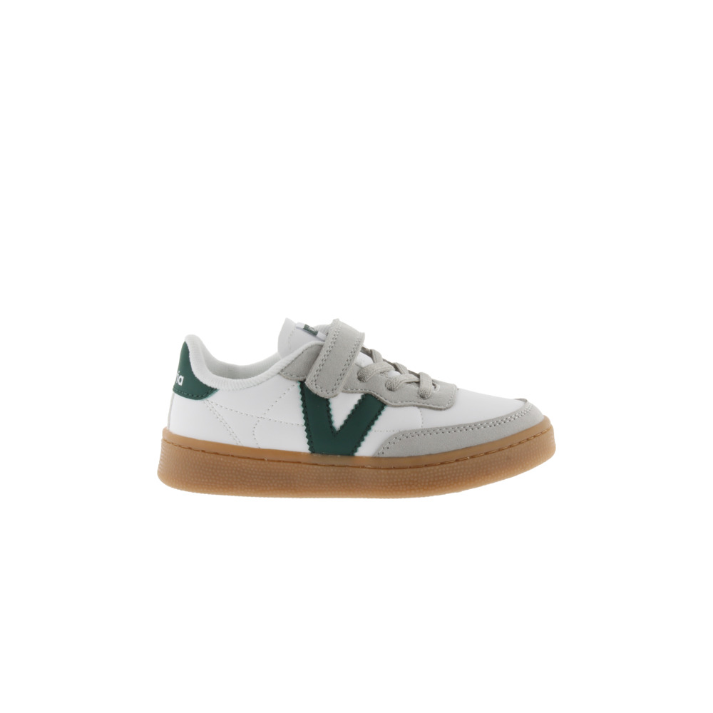 Victoria Oslo Zapatillas de efecto piel con piezas de color y suela caramelo 1256102