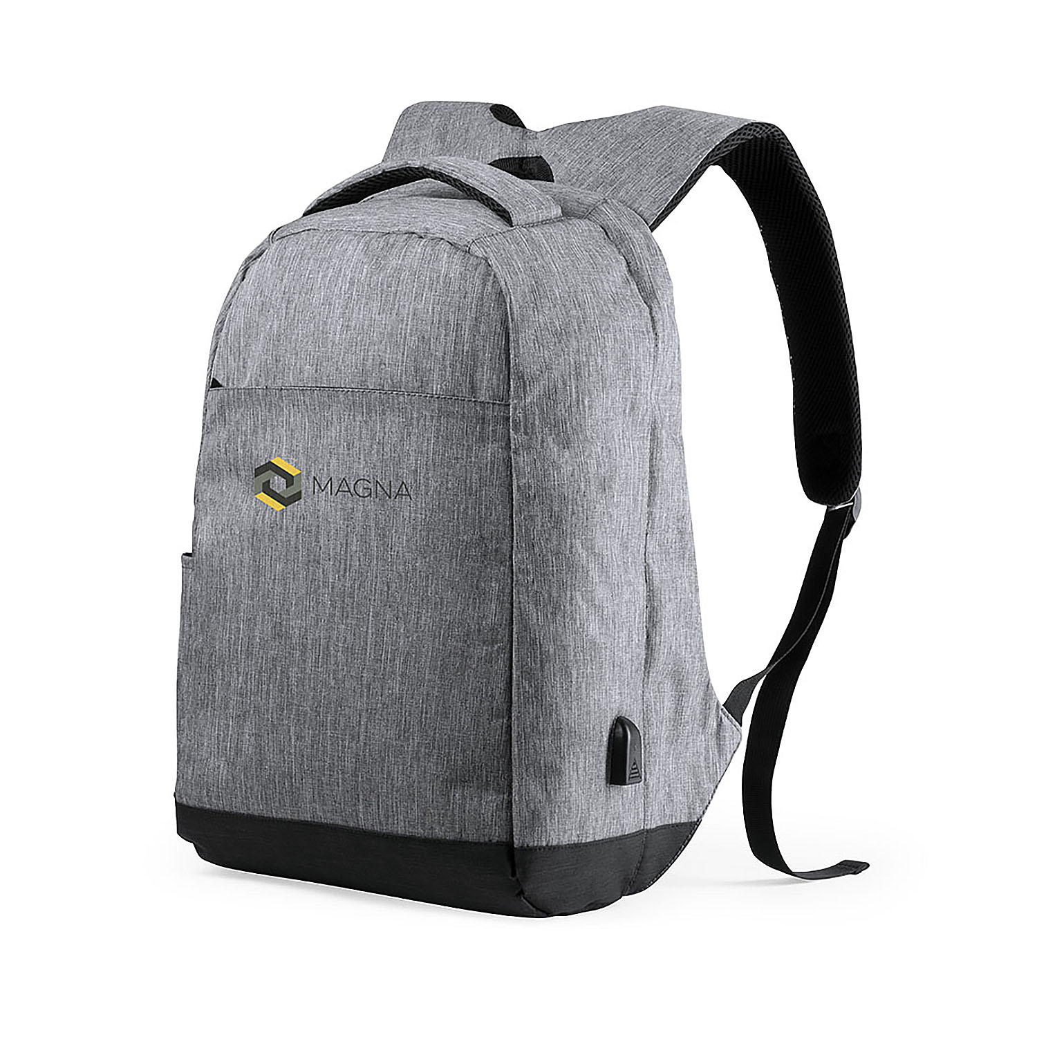 DAM Mochila Antirrobo Conexión USB. Bolsillo Acolchado para Portátil y Tablet. Parte Trasera y Cintas Acolchadas 35x47x15 Cm.