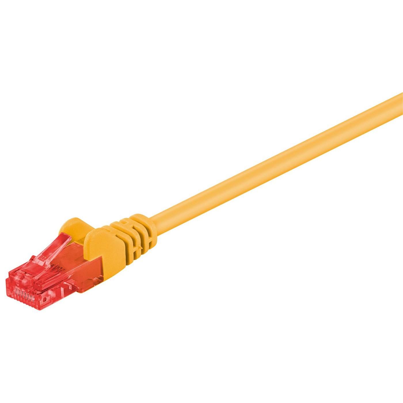 Microconnect Cable U/UTP CAT6 1M Amarillo PVC - Alta Velocidad