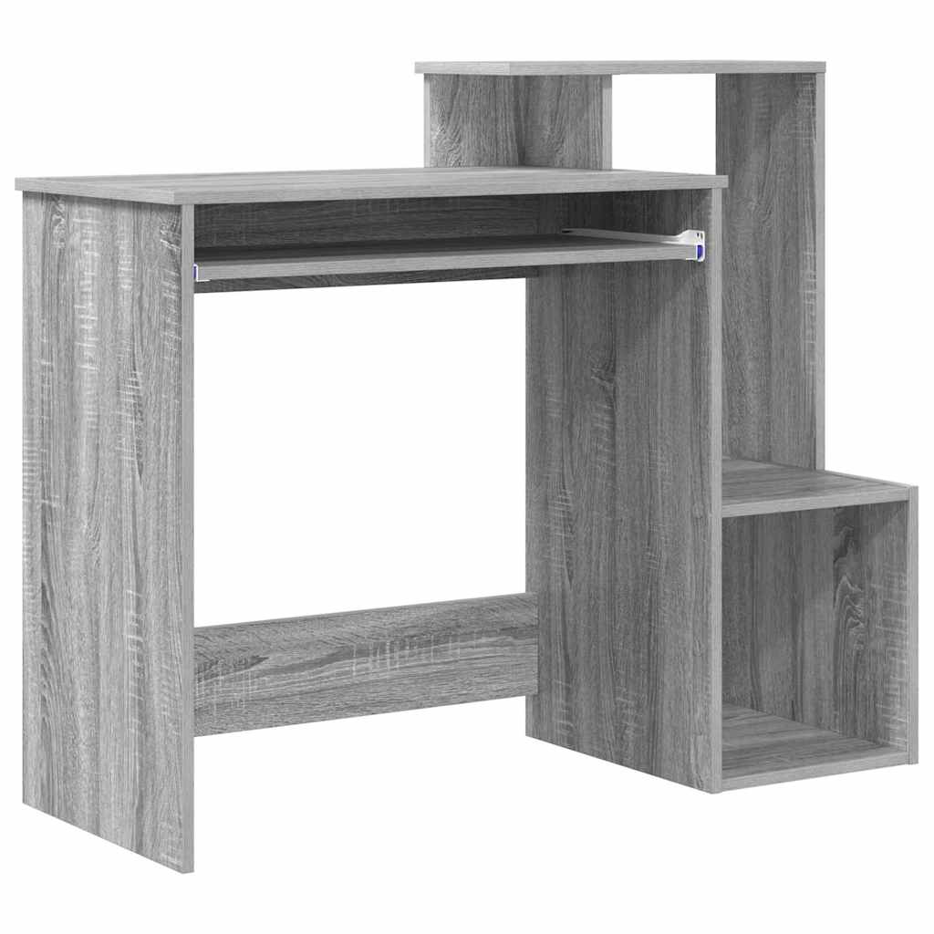 Escritorio Gris Sonoma 106 x 41 x 88.5 cm Madera de ingeniería