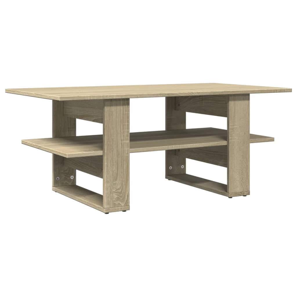 Vidaxl Mesa de Centro Madera de Ingeniería 102x55x42 Cm Blanco