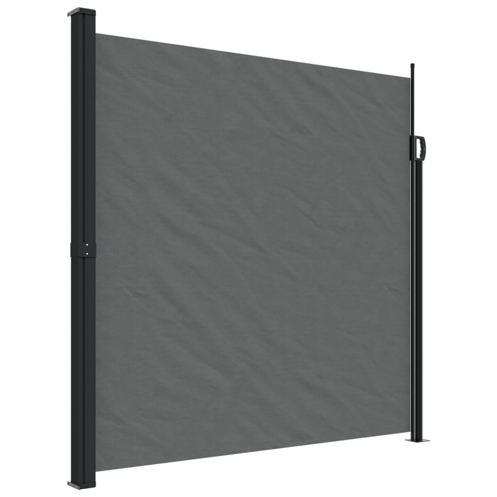 vidaXL Toldo lateral retráctil 200x300 cm Color Negro, Crema, Azul