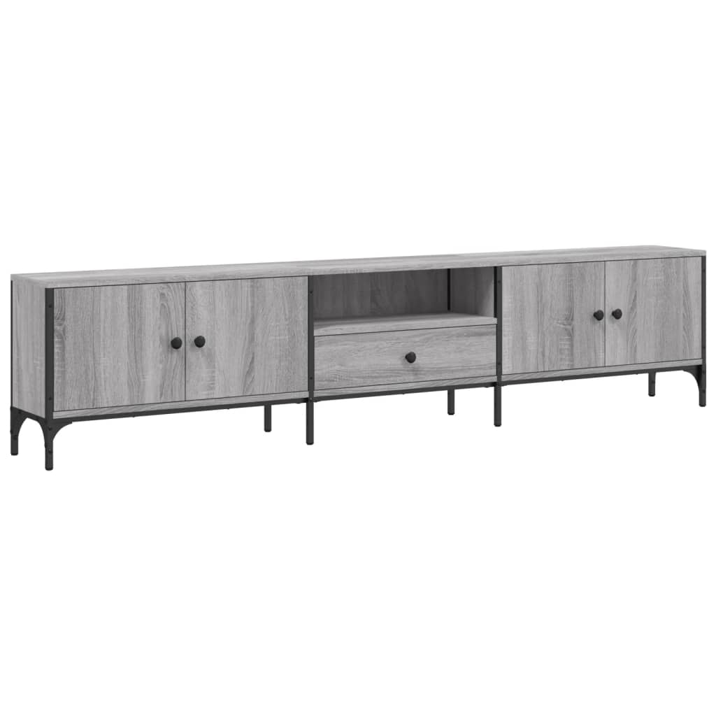 Vidaxl Mueble de TV de Madera de Ingeniería con Cajón 200x25x44 Cm