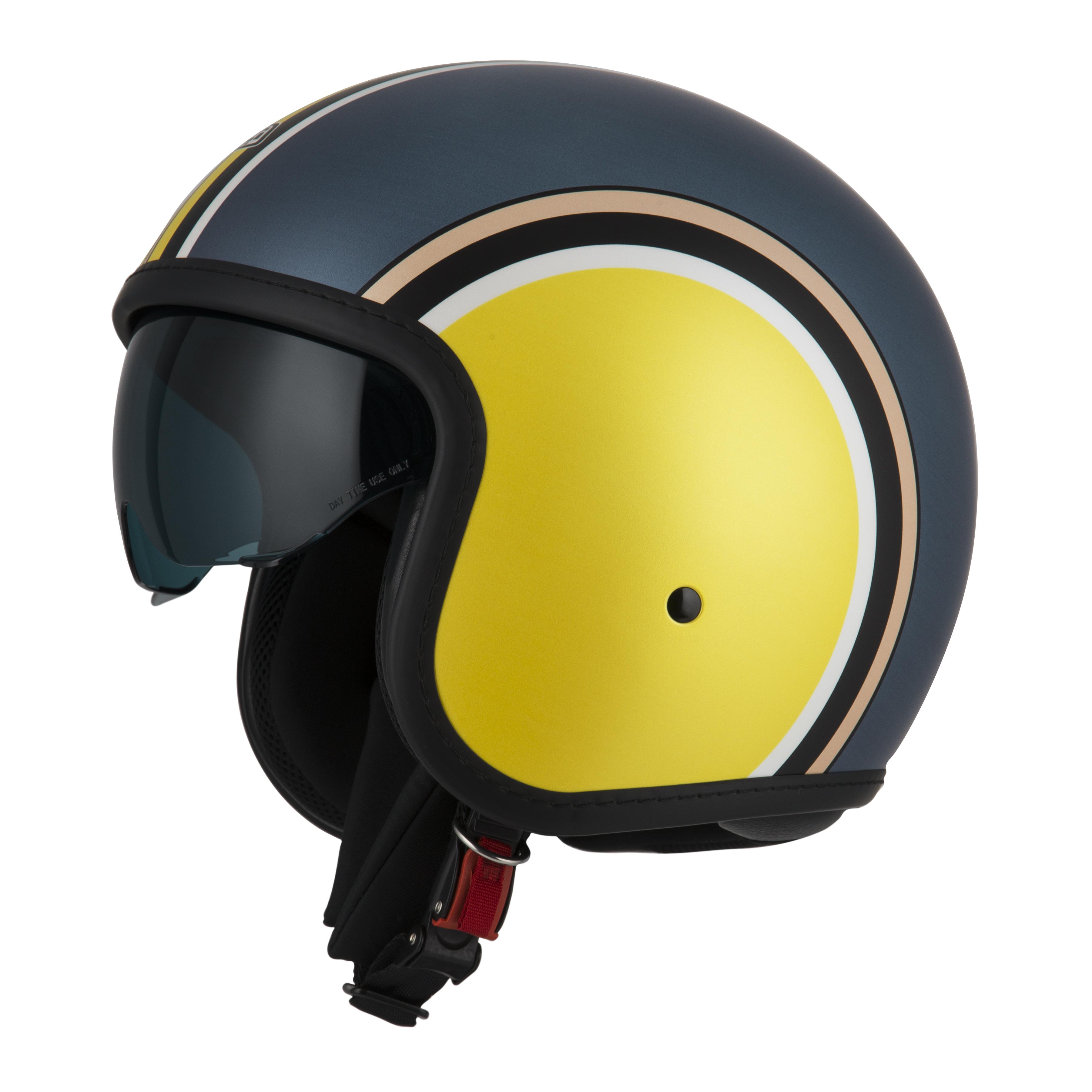 NZI Casco de Moto Jet Rolling 4 Sun | Diseño Personalizado - Homologación UNECE R.22.05