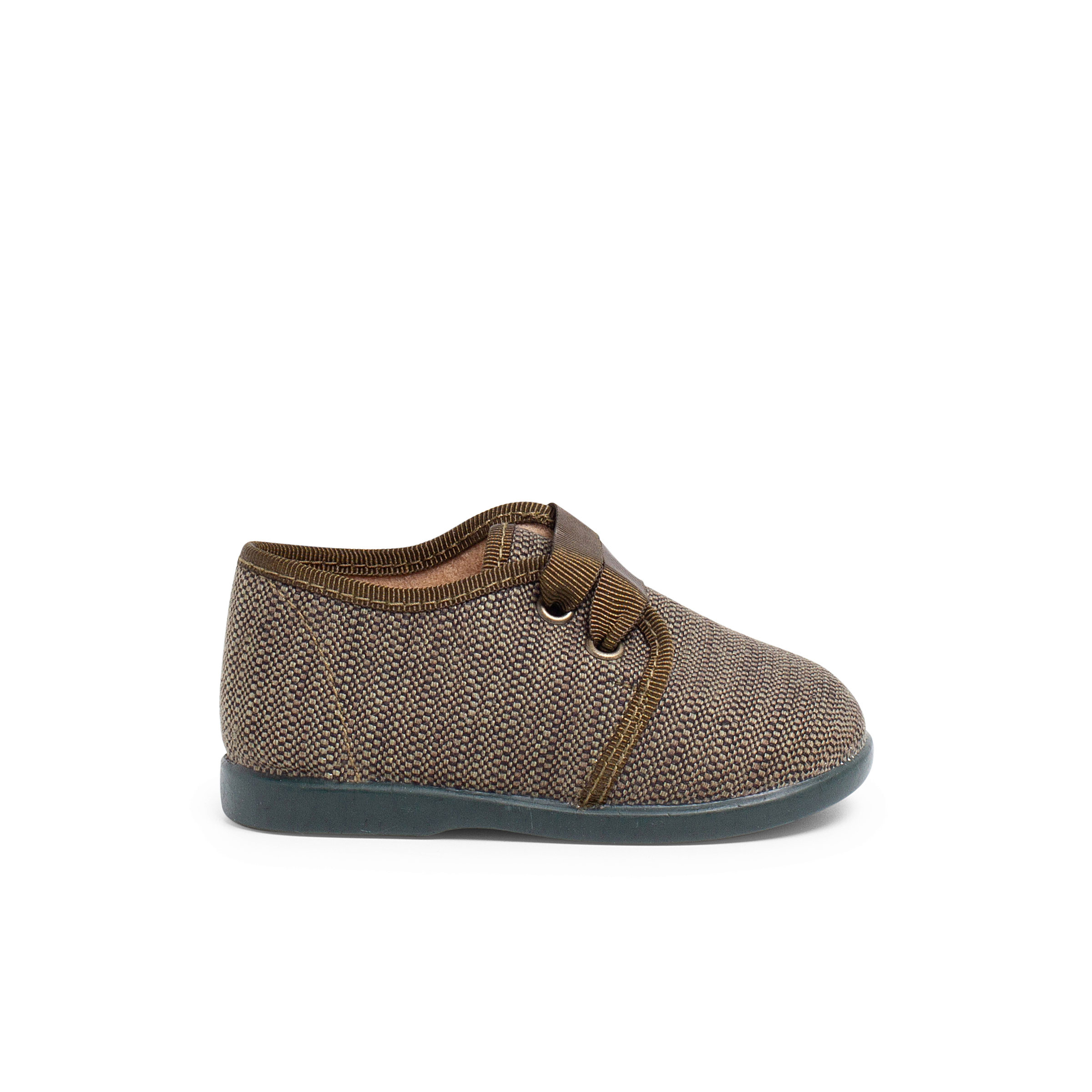 Pisamonas zapatos de tela tipo blucher niño