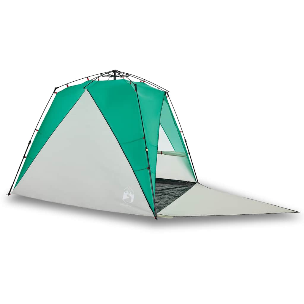 vidaXL Tienda de playa 4 personas impermeable apertura rápida Color azure blue,  Gris,  Verde mar y mas