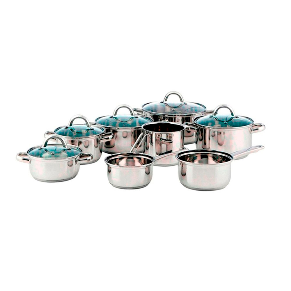 BATERIA TAPA VIDRIO OTAWA 13 ELEMENTOS 8 PIEZAS