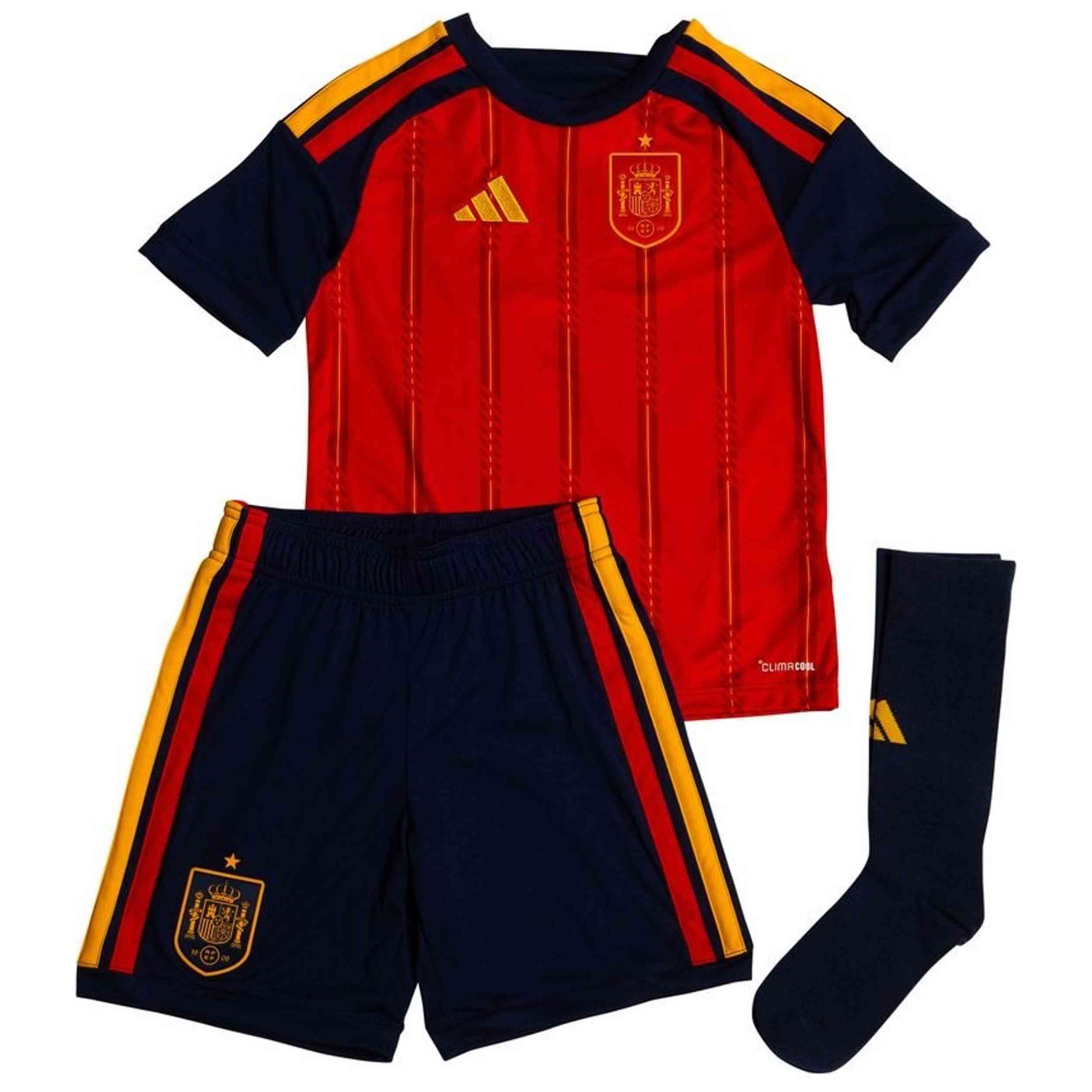 Camisetas Adidas modelo Jz5774 Rfef H Youthkit en color Rojo