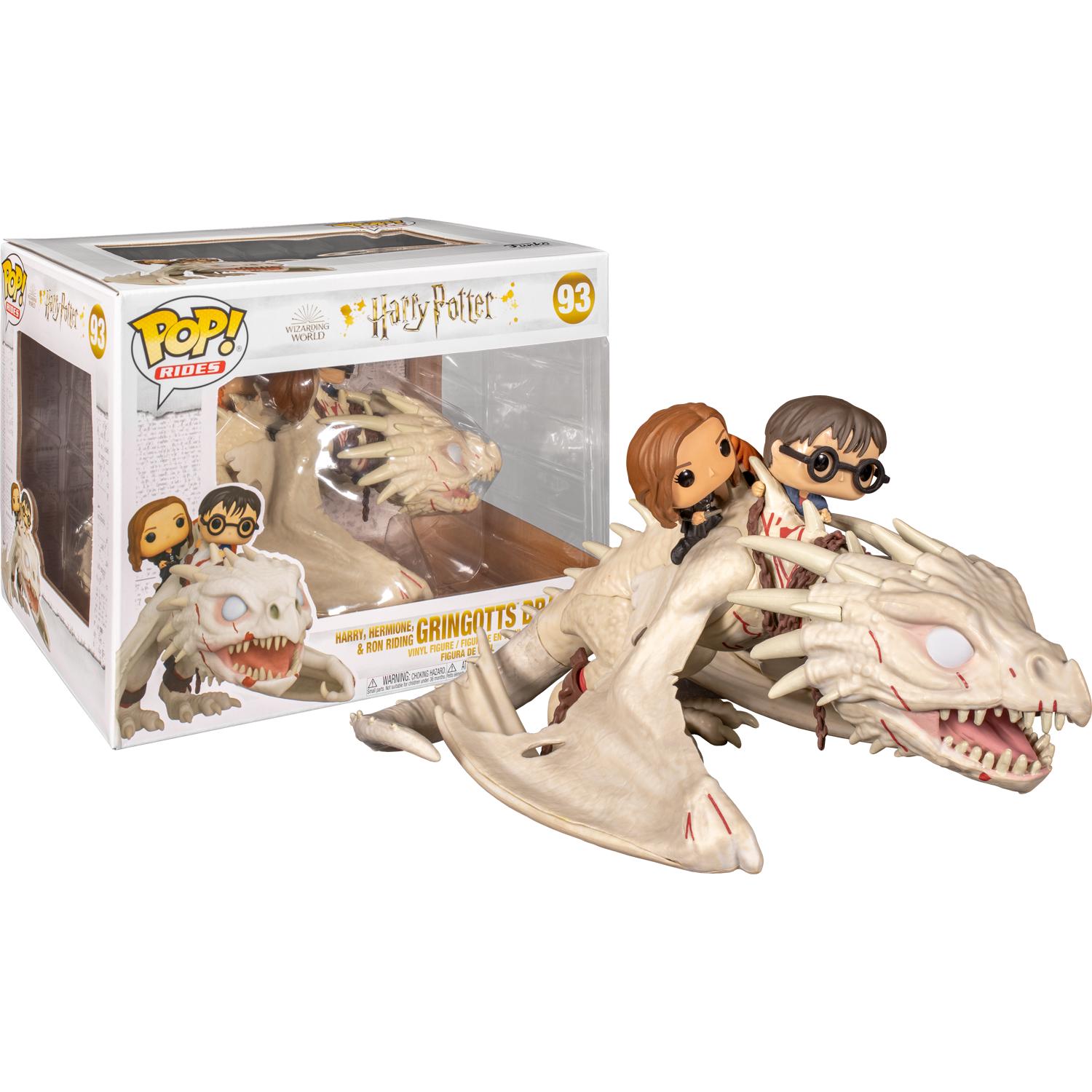 Funko DRAGÓN dragon GRINGOTTS HERMIONE HARRY RON FUNKO POP HARRY POTTER