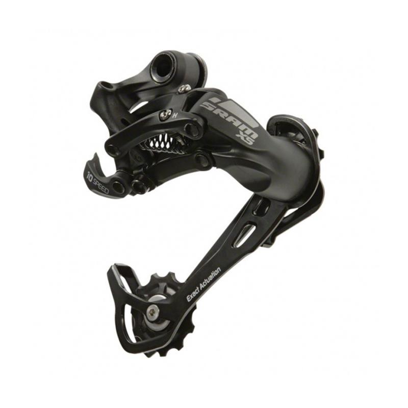 SRAM - Cambio X5 MTB 10 velocidades caja larga para bicicletas de montaña, tecnología Exact Actuation precisa y fiable, fabricado en aluminio ligero de 360 g, compatible con cassettes hasta 40 dientes