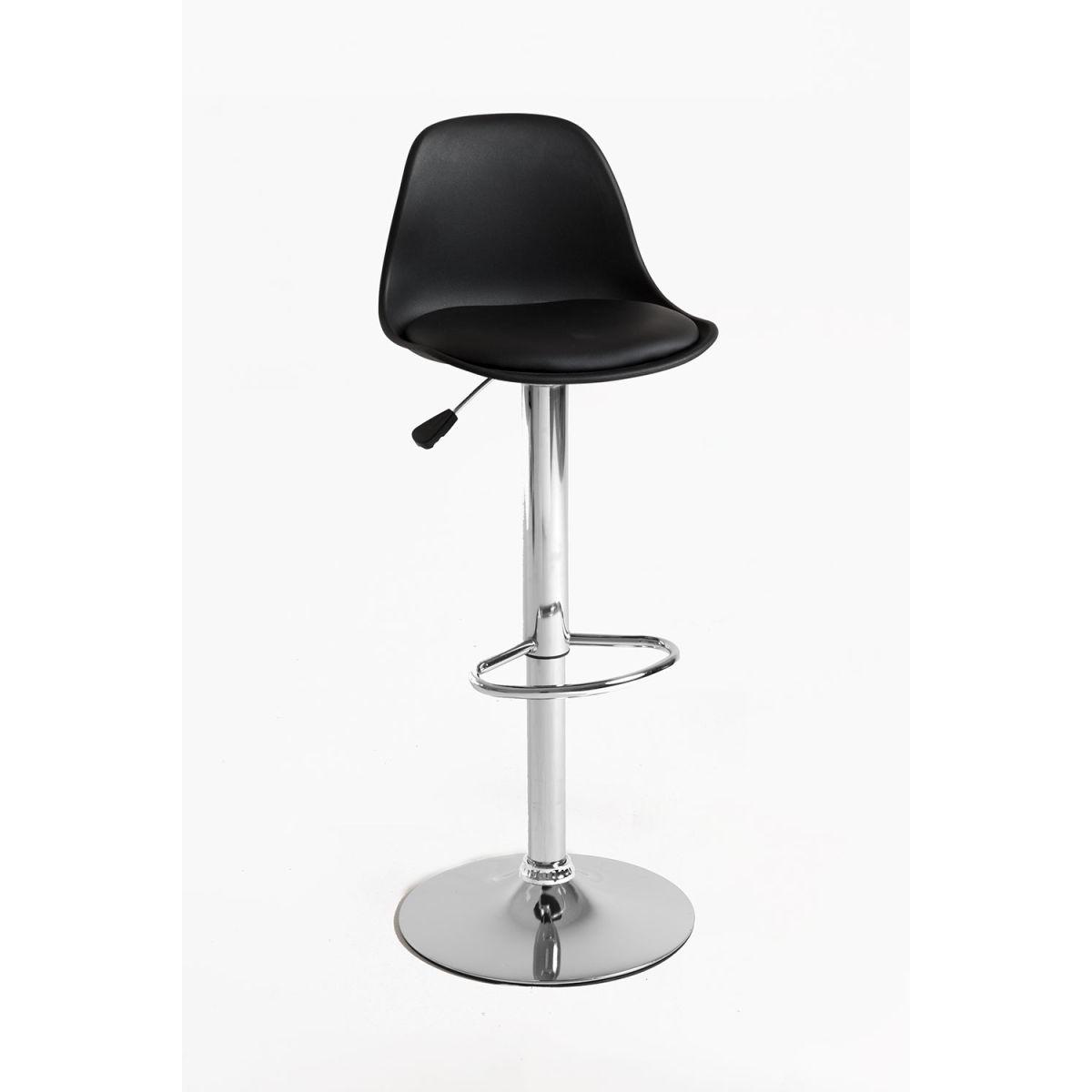 Regalos Miguel - Packs Taburetes Cocina - Pack 2 Taburetes Tulipa - Negro