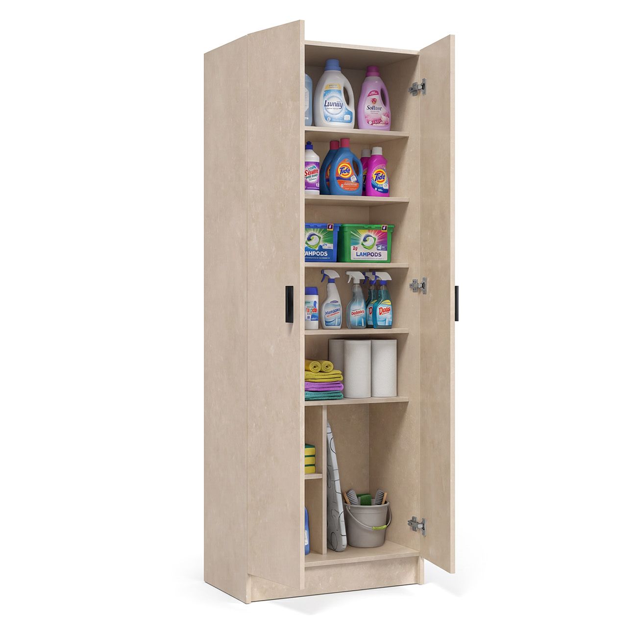 Armario de 2 puertas 60x180 cm Multi Useful