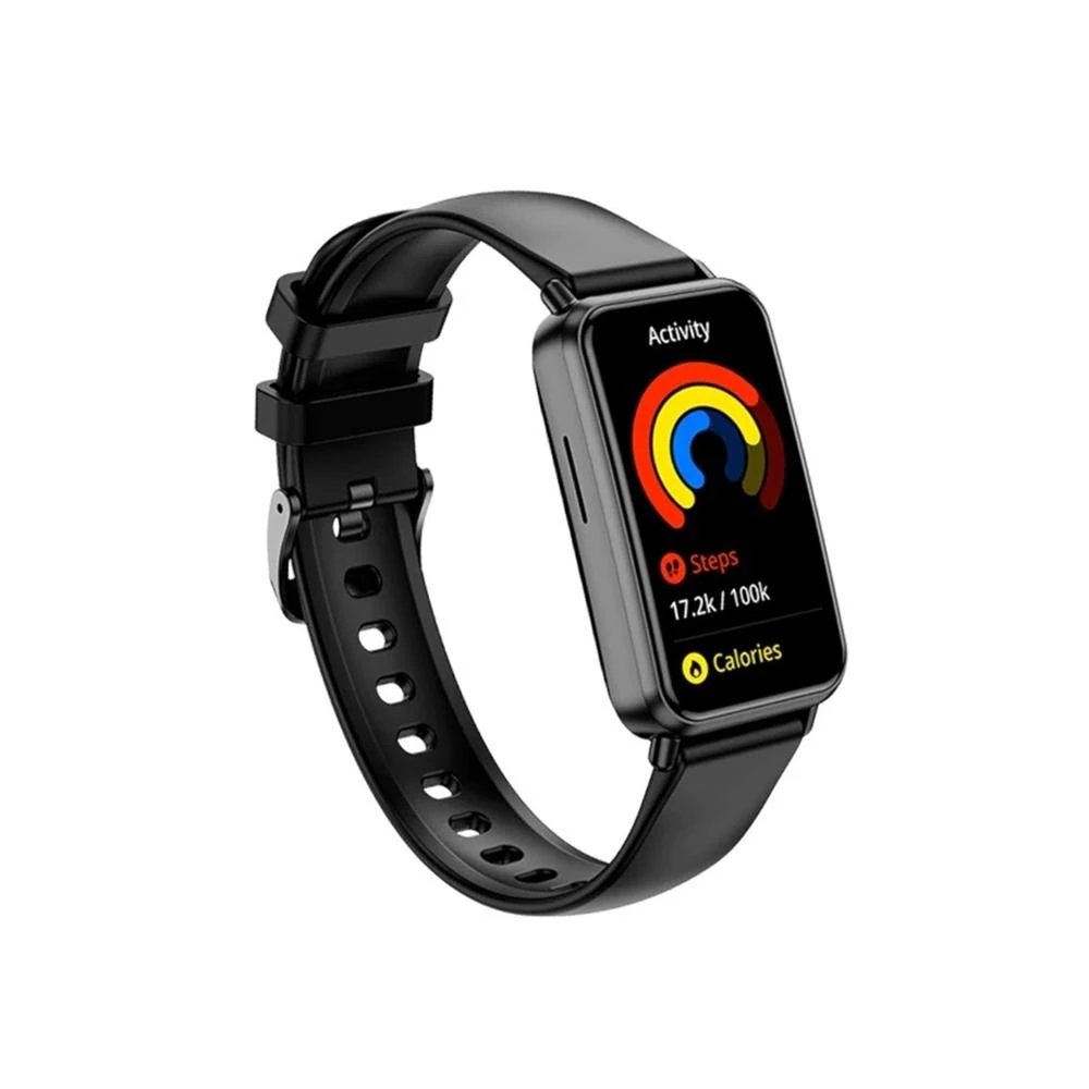 SPC - Smartwatch DUO FIT DARK 9654N con pantalla AMOLED táctil de 1,47 pulgadas, monitor cardíaco continuo y GPS integrado para mujer y hombre