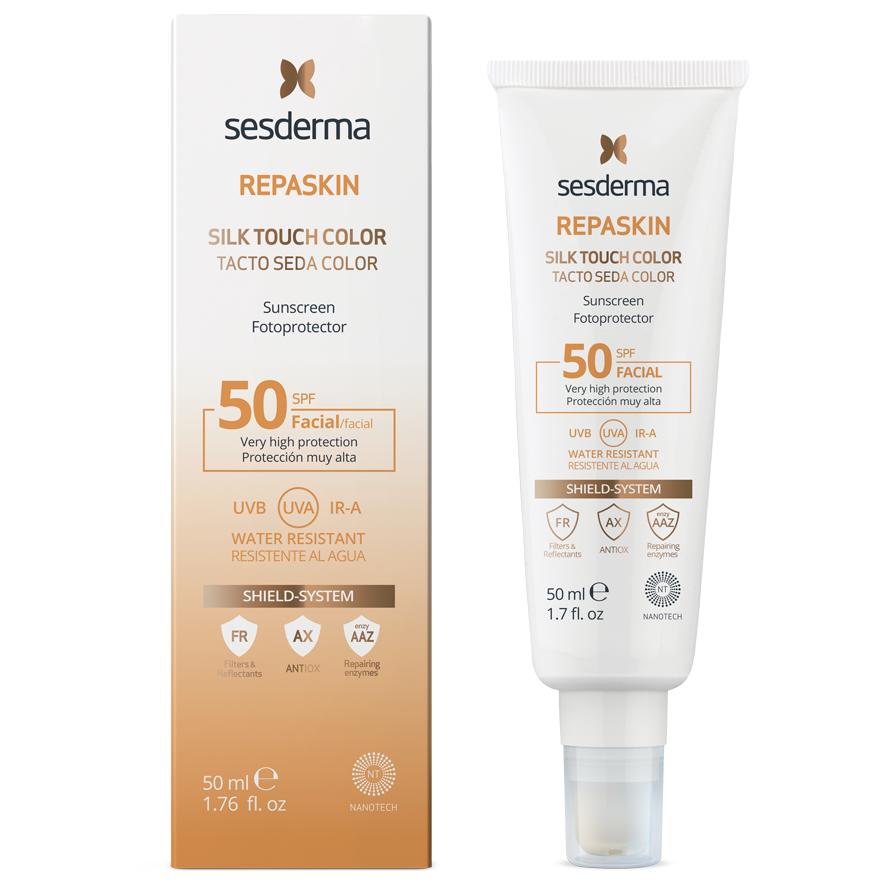 Sesderma Repaskin Fotoprotector Tacto Seda Color SPF 50+ 50 ml