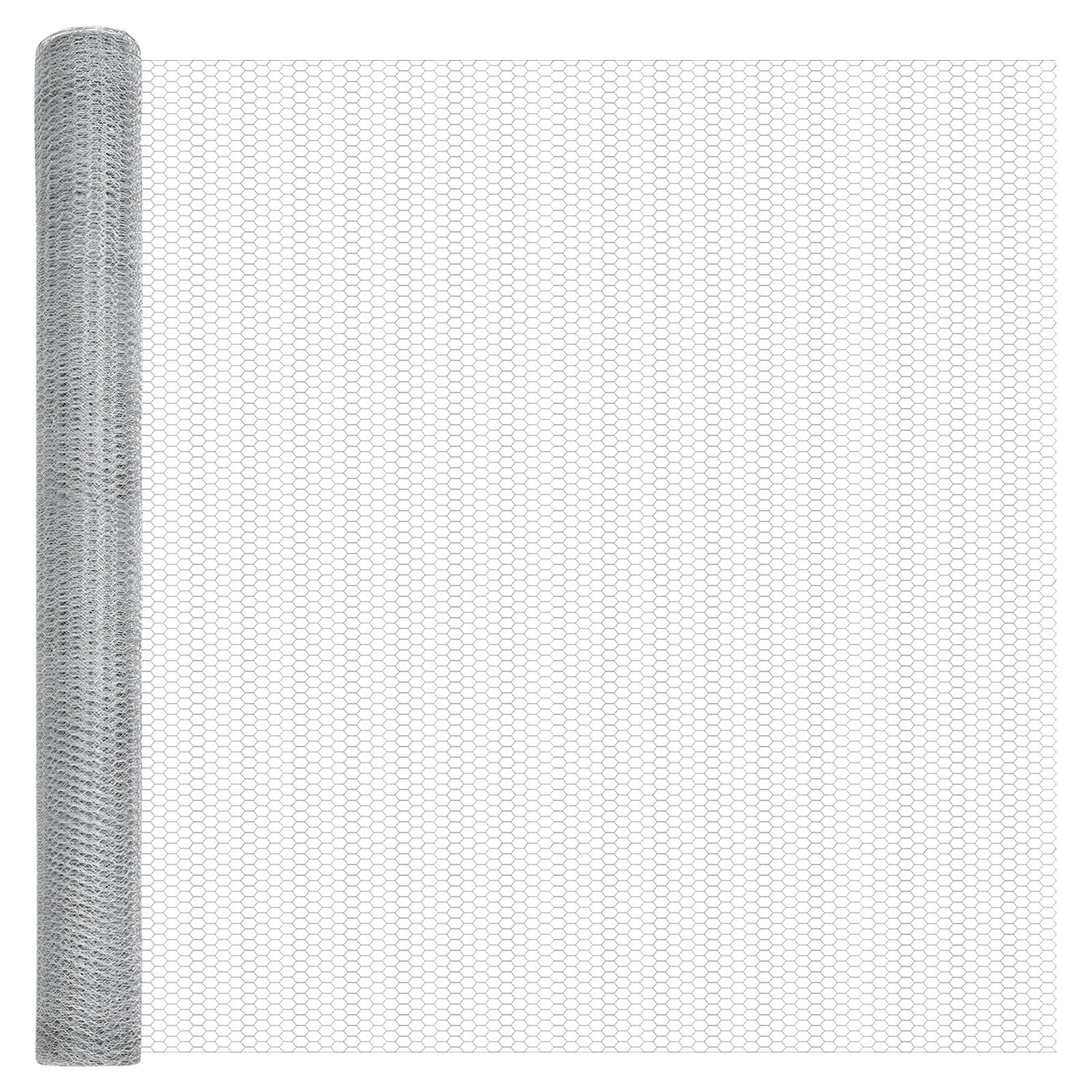 vidaXL Cerca Hexagonal Acero Galvanizado 10000 x 0.05 x 150 cm Duradera