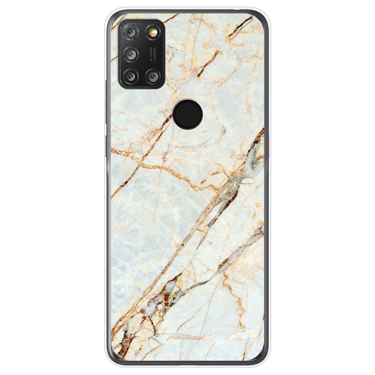 Tumundosmartphone Funda Gel Tpu para Alcatel 3X 4CAM diseño Mármol 13 Dibujos