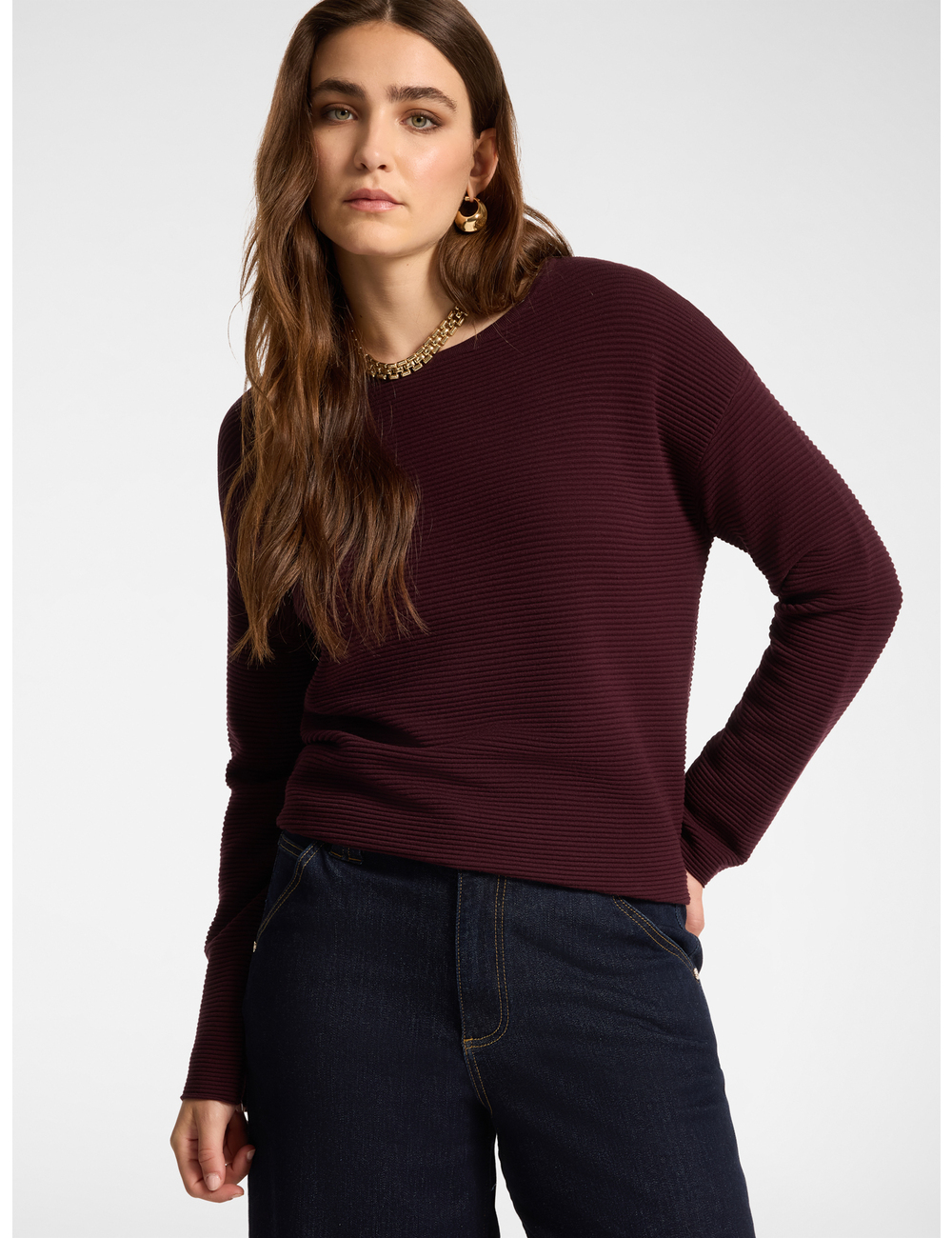 Elena Mirò - Jersey con cuello desmontable