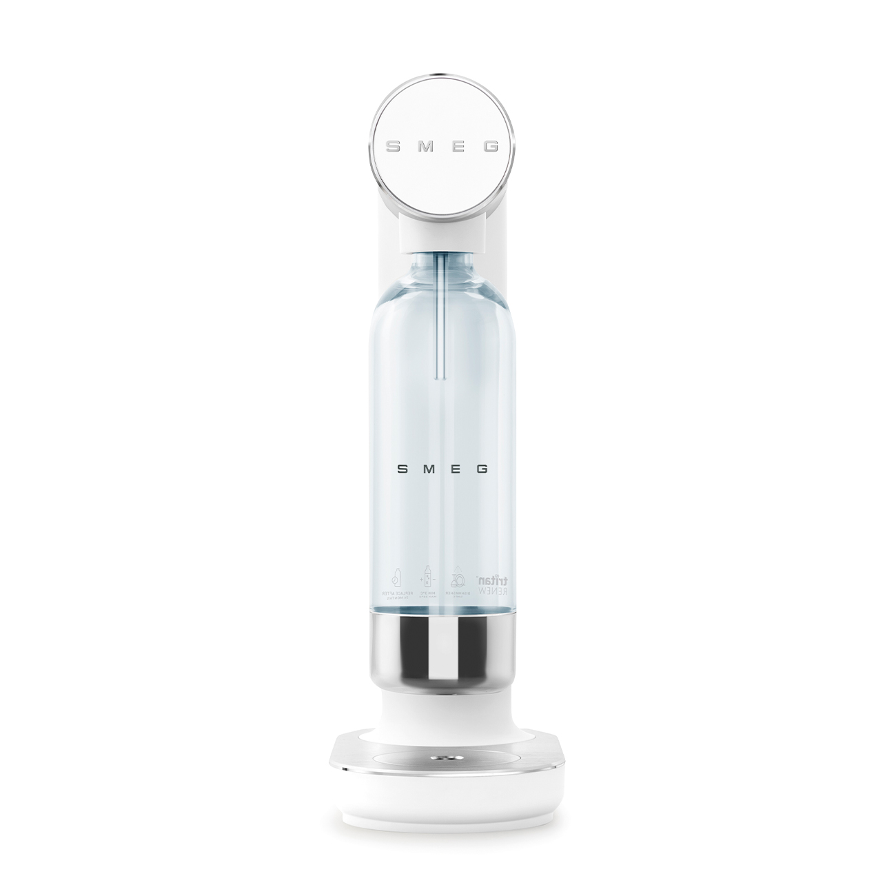 Gasificadora de Agua - SKC01WHM - Plástico Tritan - 1L - Blanco Mate