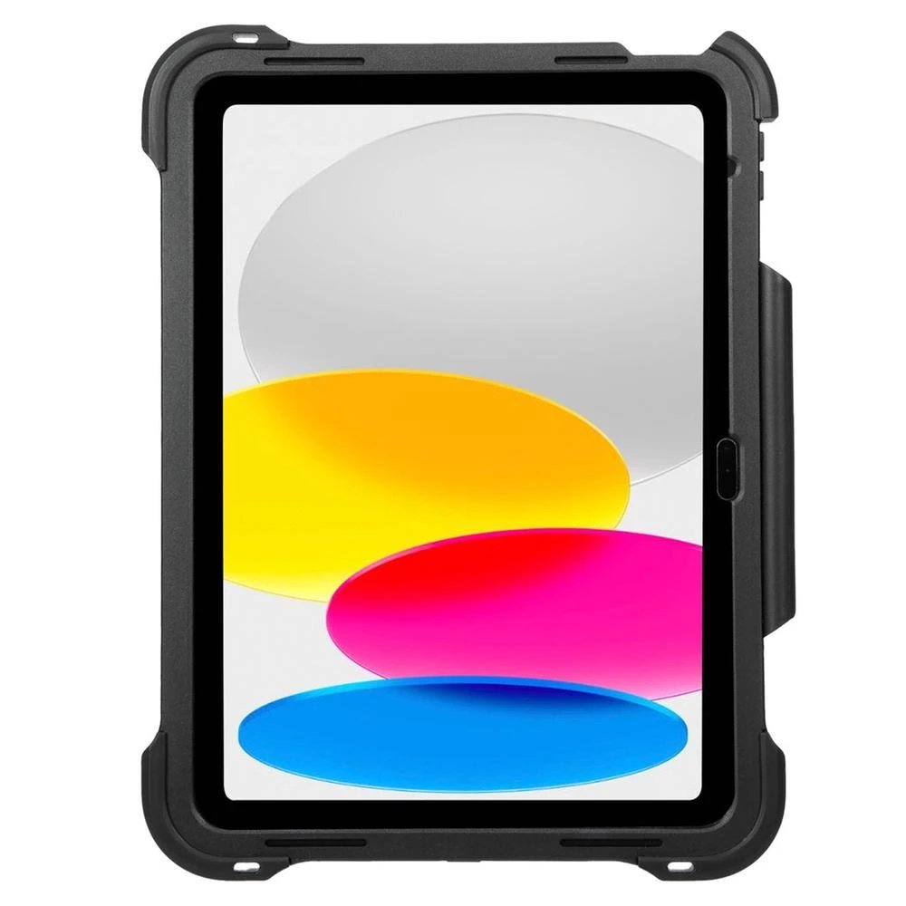 Targus - Funda protectora SafePort Rugged para iPad 10.ª generación (27,7 cm), resistente a golpes y polvo, con función de espera automática, color negro