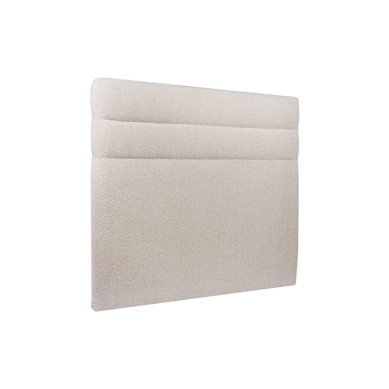 Cabecero 200 cm Lines - Tejido rizado Beige Claro