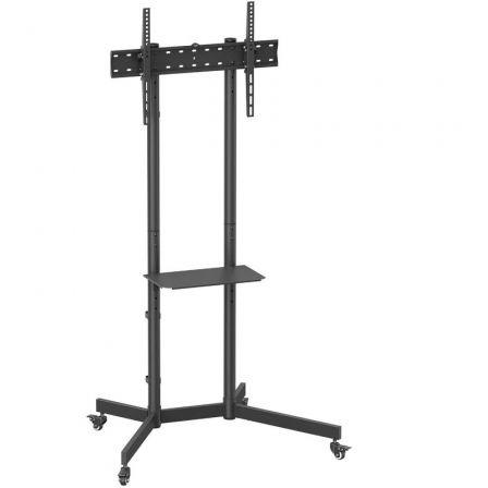 Soporte de Suelo Inclinable con Ruedas Aisens FT70TE-333 para TV 37"-70"/ hasta 45kg