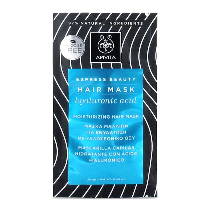 Apivita Mascarilla Hidratante Todo Cabello Acido Hialuronico 20ml