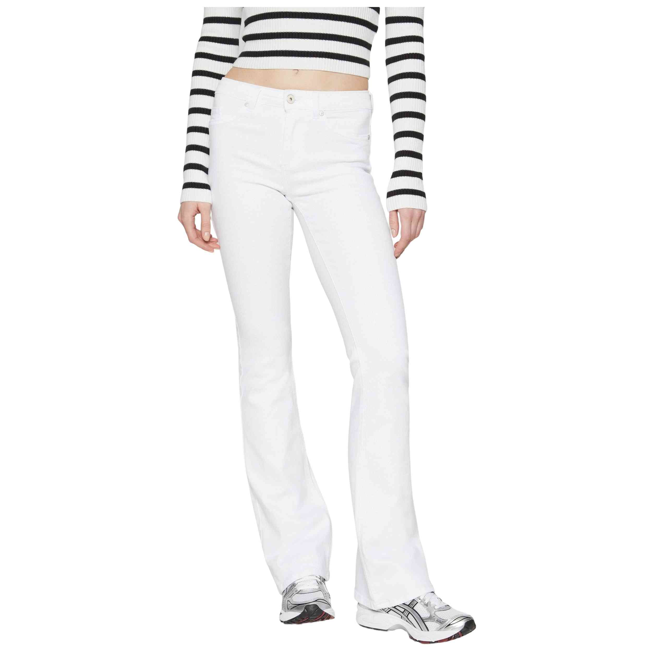 Pantalon Largo Only Blush Mid Flared Dnm Rea0730 Noos