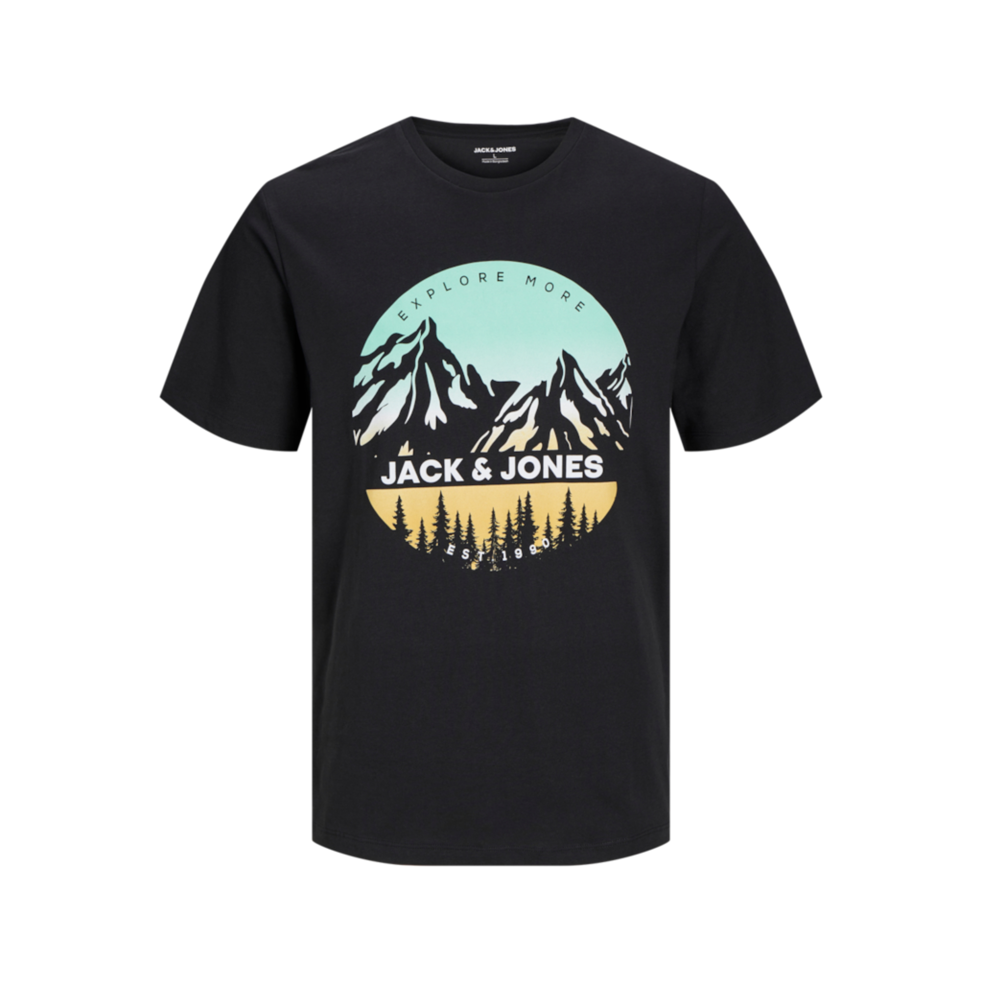 JACK&JONES 12258129 JJPEAK TEE SS CREW NECK LN Hombre Camiseta Top Polo TS 29491