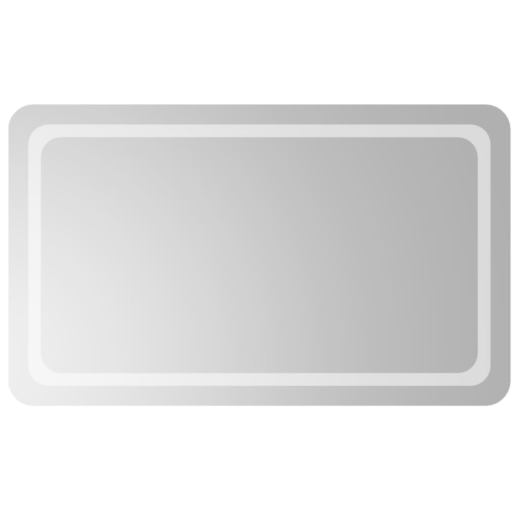 vidaXL Espejo de Baño con LED Tocador Ducha Cuarto Mueble Adorno Dimensiones 40 x 60 cm,  40 x 70 cm,  50 x 80 cm y mas