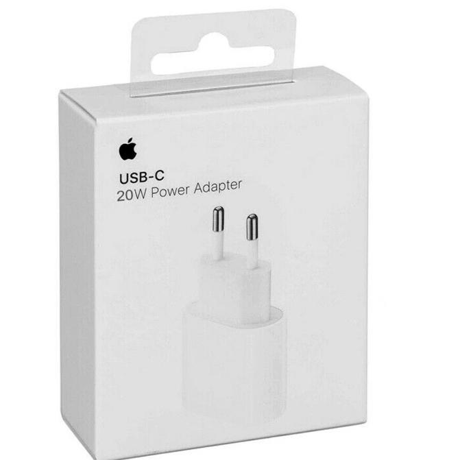 Cargador Apple USB-C de 20W – Carga Rápida y Eficiente para iPhone y iPad Pro – Sin Cable