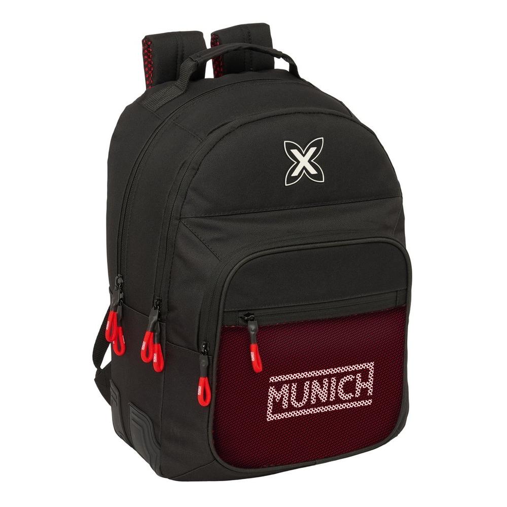SAFTA  MOCHILA DOBLE CANTONERAS 42CM ADAPT A CARRO MUNICH VULCAN MUNICH VULCAN 15x32x42 Cms.