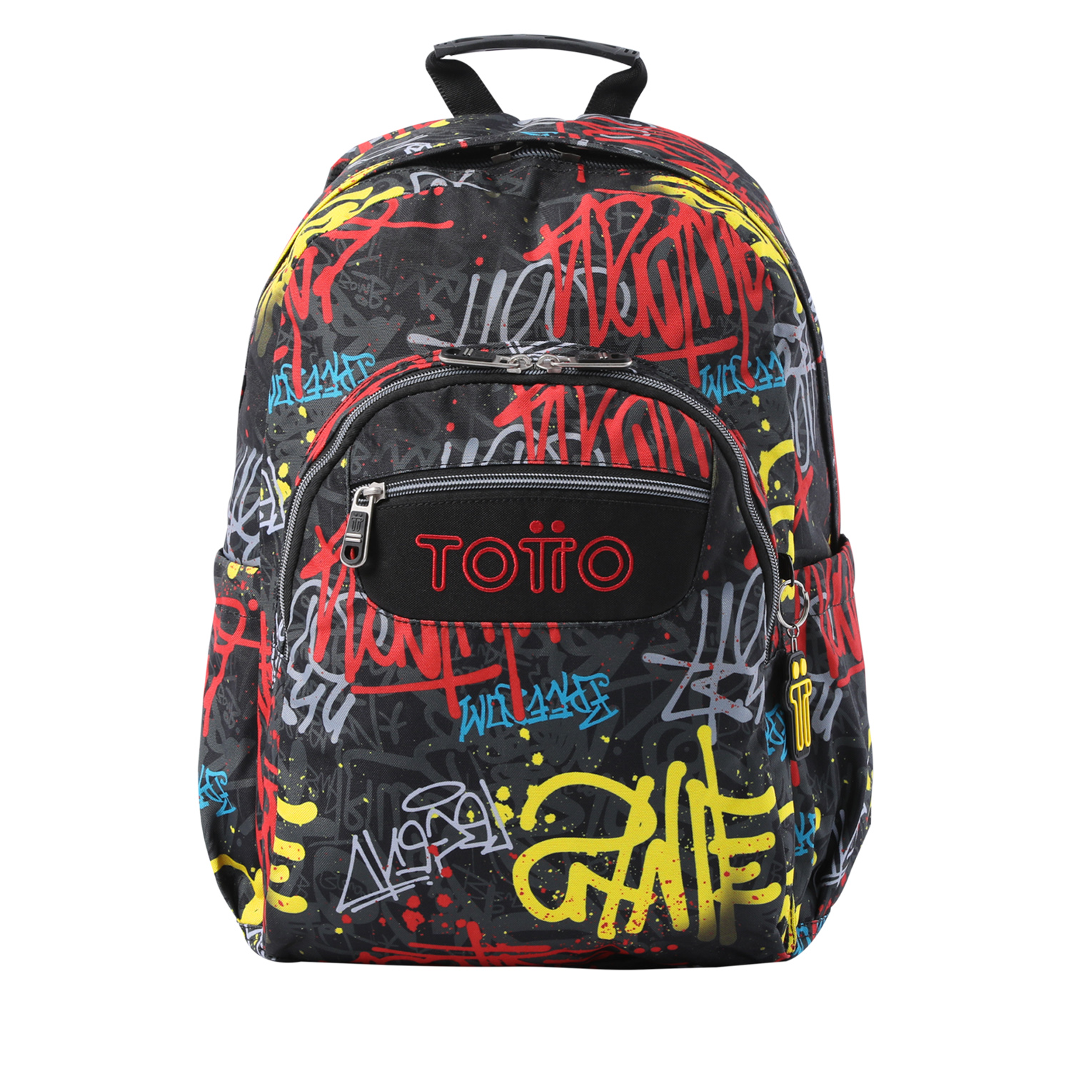 Totto Mochila escolar Acuareles Material: Poliéster 33 x44 x14 cm