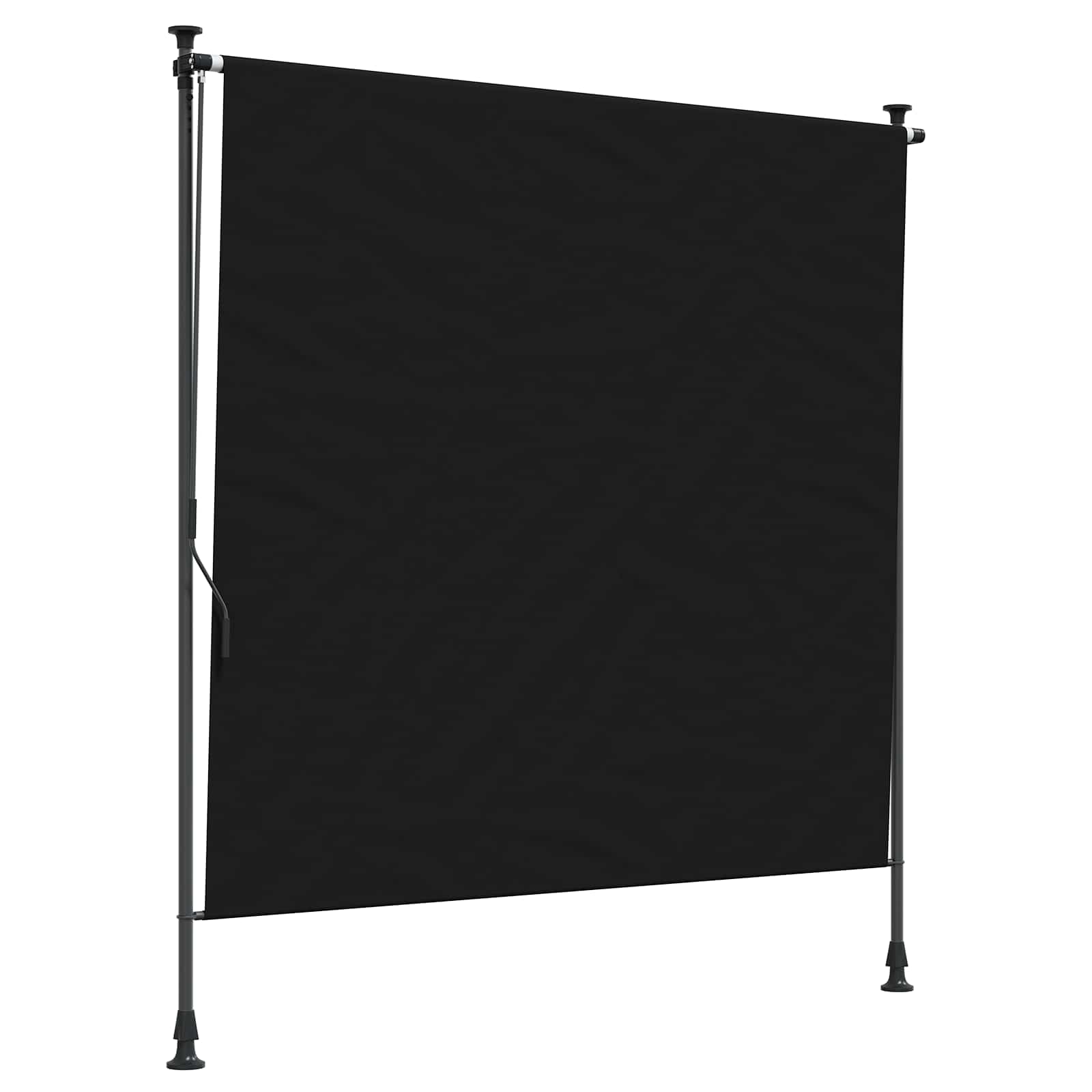 vidaXL Persiana enrollable exterior tela acero 200x270 cm Multicolor
