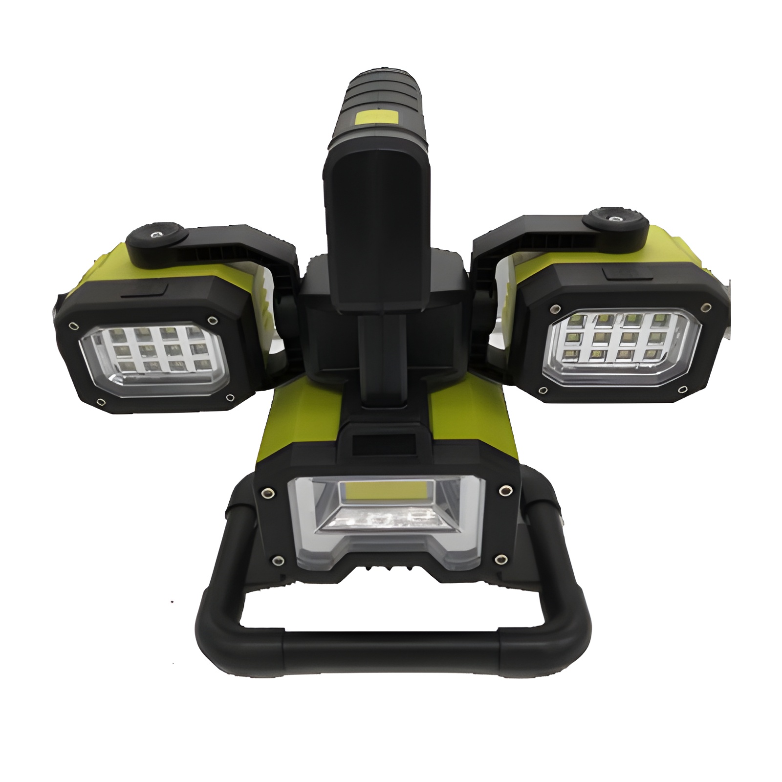 Speed Sound LUZ de TRABAJO con 3 FOCOS (2 extraibles) independientes, 2000 lumens con bateria recargable