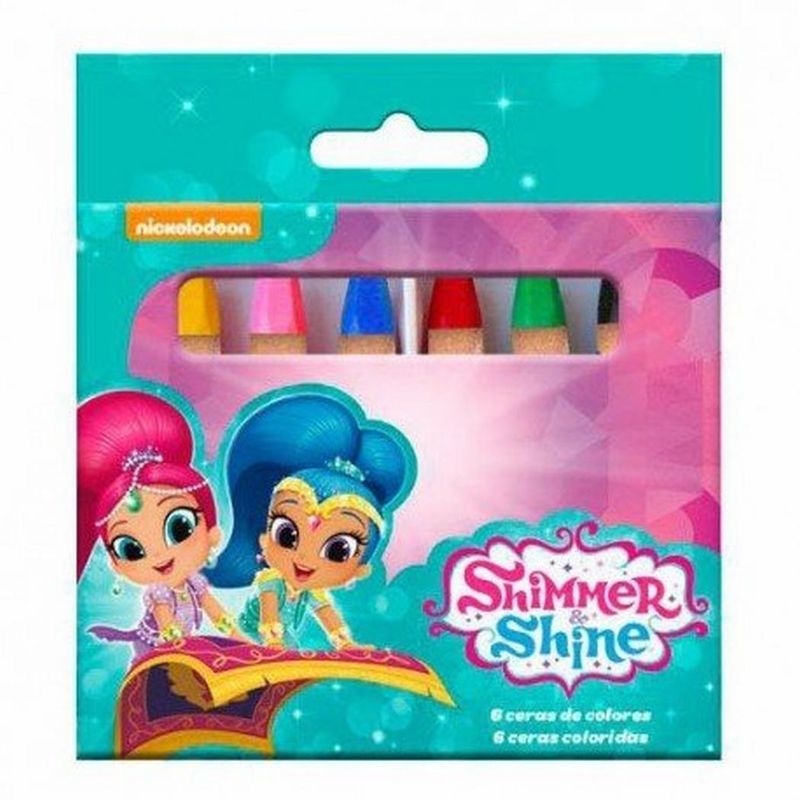 Molto Set 6 Ceras de Colores Shimmer And Shine - Juegos para Niños