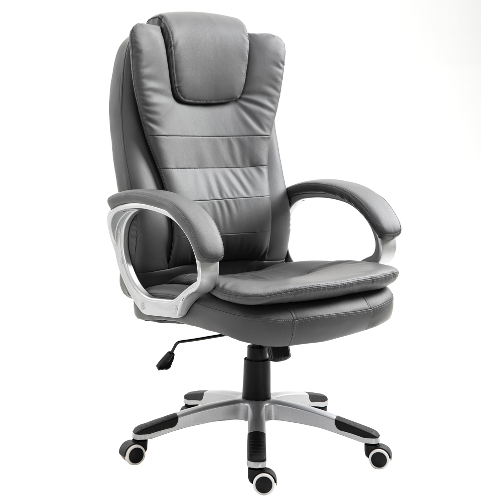 Sillón de oficina con masaje calefactado YK7304 gris